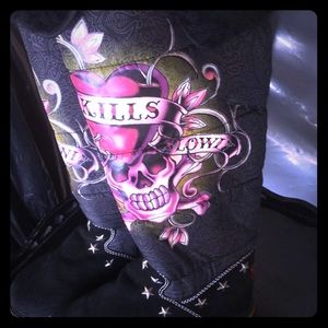 Authentic Ed Hardy boots